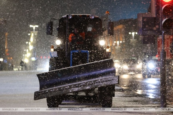 В Минске выпал первый снег В Минске выпал первый снег