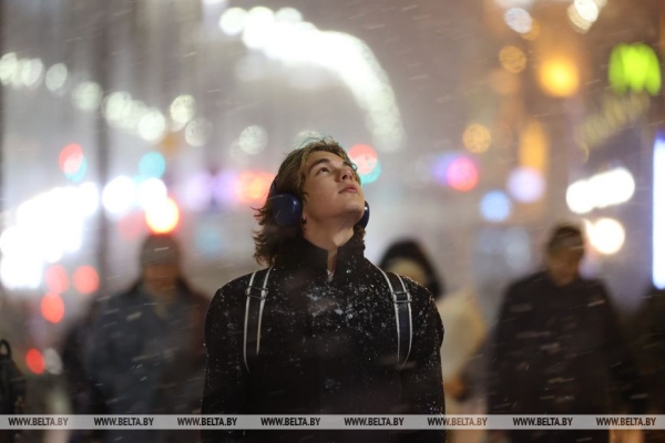 В Минске выпал первый снег В Минске выпал первый снег