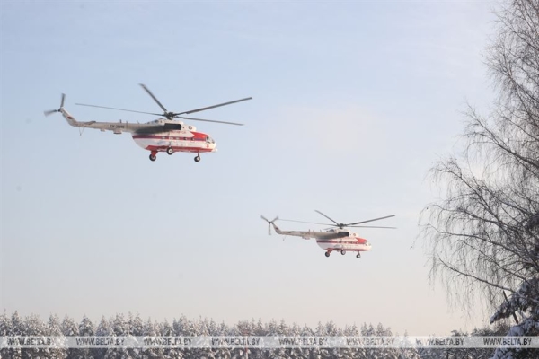 Из средиземноморского тепла в морозную Беларусь. Два вертолета авиации МЧС вернулись из Турции Из средиземноморского тепла в морозную Беларусь. Два вертолета авиации МЧС вернулись из Турции