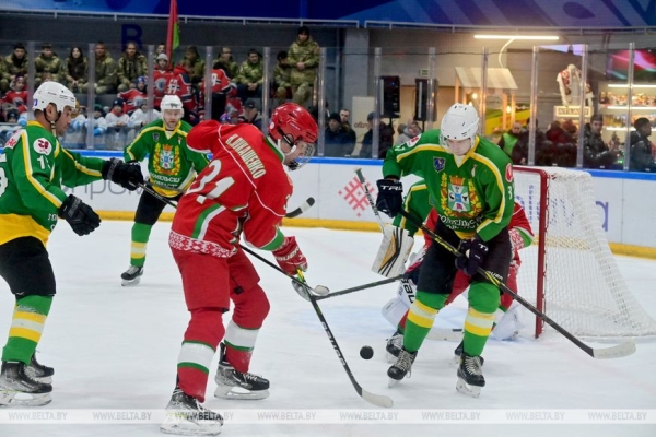 Хоккейная команда Президента Беларуси выиграла в матче любительского турнира Хоккейная команда Президента Беларуси выиграла в матче любительского турнира