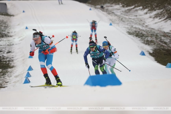 Белорусский биатлонист Дмитрий Лазовский стал вторым в гонке преследования на этапе Кубка Содружества в Раубичах