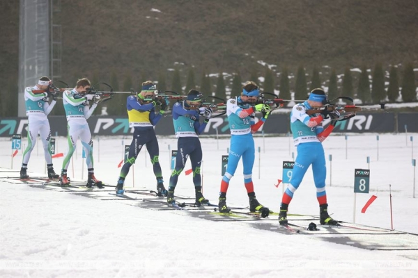 Белорусский биатлонист Дмитрий Лазовский стал вторым в гонке преследования на этапе Кубка Содружества в Раубичах