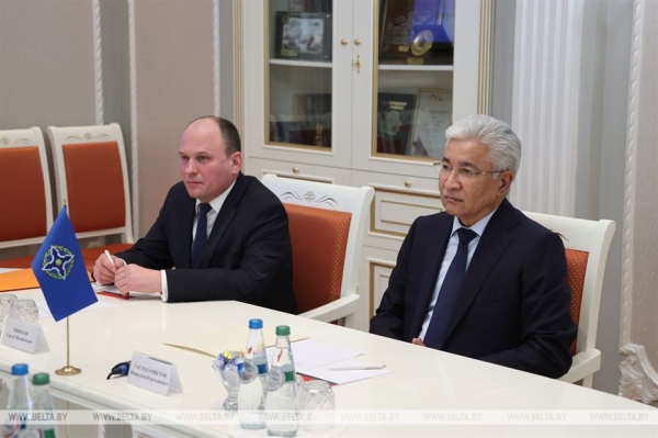 Вольфович и Тасмагамбетов обсудили вопросы председательства Беларуси в ОДКБ