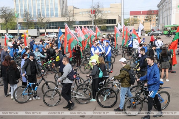 Сезон открыт. Весенний велопробег собрал в Гомеле более 3 тыс. участников Сезон открыт. Весенний велопробег собрал в Гомеле более 3 тыс. участников