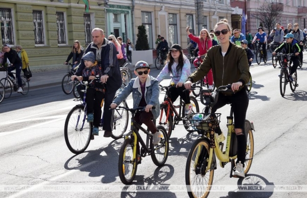 Сезон открыт. Весенний велопробег собрал в Гомеле более 3 тыс. участников Сезон открыт. Весенний велопробег собрал в Гомеле более 3 тыс. участников