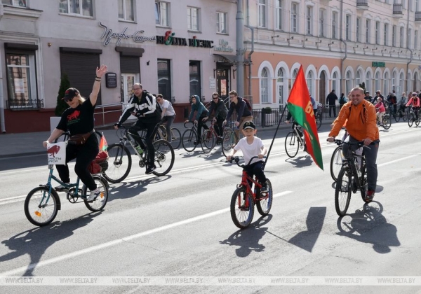 Сезон открыт. Весенний велопробег собрал в Гомеле более 3 тыс. участников Сезон открыт. Весенний велопробег собрал в Гомеле более 3 тыс. участников