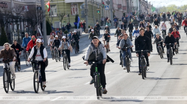 Сезон открыт. Весенний велопробег собрал в Гомеле более 3 тыс. участников Сезон открыт. Весенний велопробег собрал в Гомеле более 3 тыс. участников
