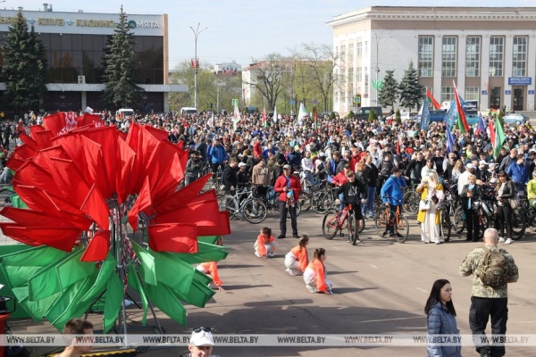 Сезон открыт. Весенний велопробег собрал в Гомеле более 3 тыс. участников Сезон открыт. Весенний велопробег собрал в Гомеле более 3 тыс. участников