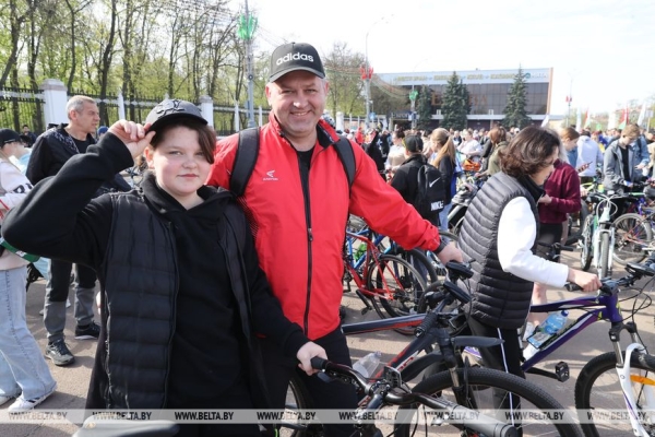 Сезон открыт. Весенний велопробег собрал в Гомеле более 3 тыс. участников Сезон открыт. Весенний велопробег собрал в Гомеле более 3 тыс. участников