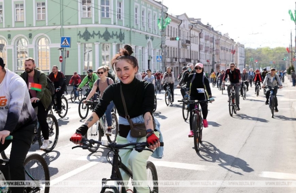 Сезон открыт. Весенний велопробег собрал в Гомеле более 3 тыс. участников Сезон открыт. Весенний велопробег собрал в Гомеле более 3 тыс. участников