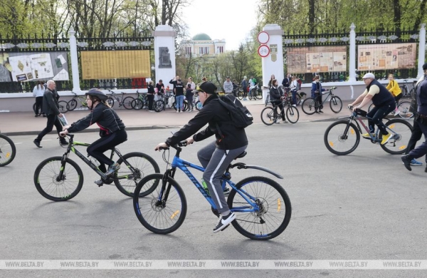 Сезон открыт. Весенний велопробег собрал в Гомеле более 3 тыс. участников Сезон открыт. Весенний велопробег собрал в Гомеле более 3 тыс. участников