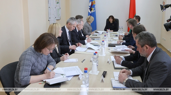 "Все работы идут точно по графику". Кочанова посетила производственную площадку Минского технопарка